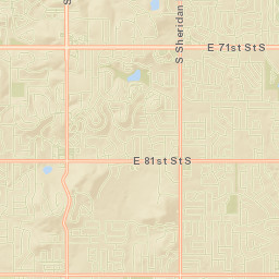 8367 South Vandalia Avenue Tulsa OK Street Map