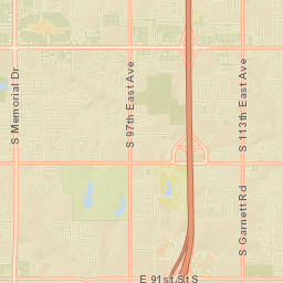 East 79th Place, Tulsa, OK 74133, USA Street Map