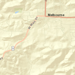 Melbourne Street Map