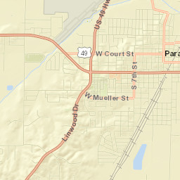 300-398 North 2nd Street Paragould AR Street Map