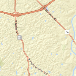 Alamance County Street Map