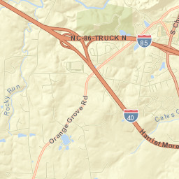 Orange County Street Map