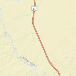 Bertie County Street Map