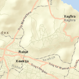 Xewkija Street Map