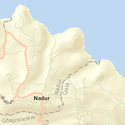 Nadur Street Map