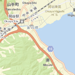 Okaya Street Map
