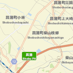 Shōbu Street Map