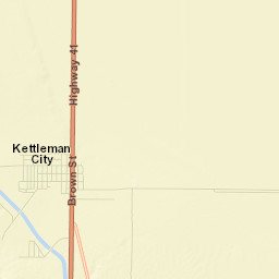 Kettleman City Street Map