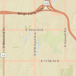 12002 East 101st Street Broken Arrow OK Street Map