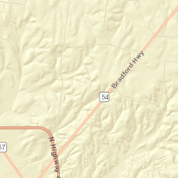 Gibson County Street Map