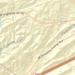 1602-1636 Asheville Highway, New Market Street Map
