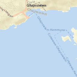 Għajnsielem Street Map