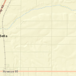 Terra Bella Street Map