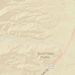 Santa Clara Pueblo Street Map