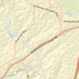 Jamestown Street Map