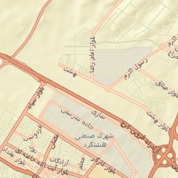 Hashtgerd Street Map