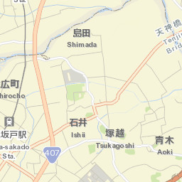 Sakado-shi Street Map