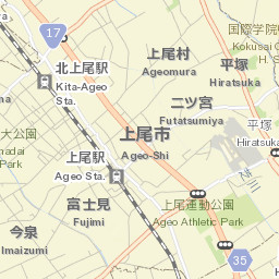 Ageo Shi Street Map