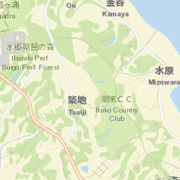 Itako-shi Street Map