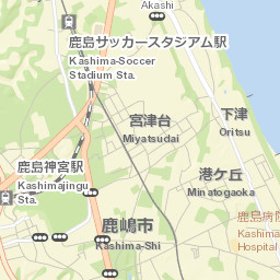 Kashima-shi Street Map