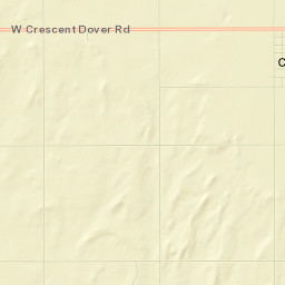 Dover Crescent Road, Crescent, OK  Street Map