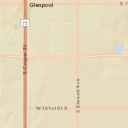 426 West 147th Street Glenpool OK Street Map