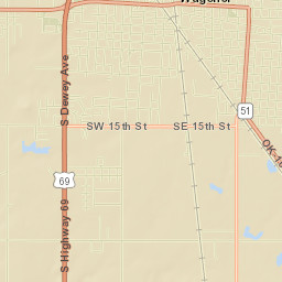 185-299 Oklahoma 51, Wagoner, OK Street Map