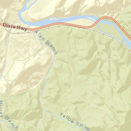 Cocke County Street Map