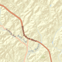 Caldwell County Street Map