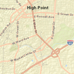 High Point Street Map