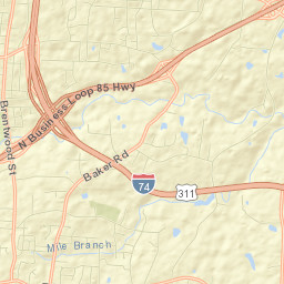 1629-1635 Kersey Valley Road, Archdale, NC Street Map