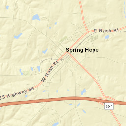 Spring Hope Street Map