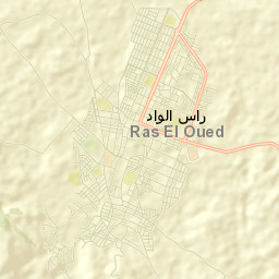 Râs el Oued Street Map