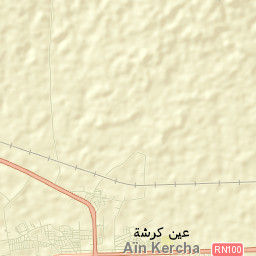 Aïn Kercha Street Map