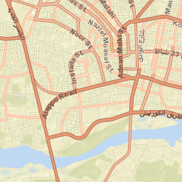 Ar Raqqah Street Map
