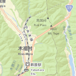 Kiso Street Map