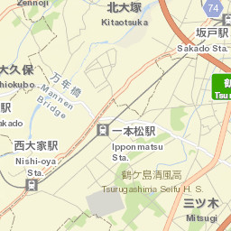 Sakado Street Map