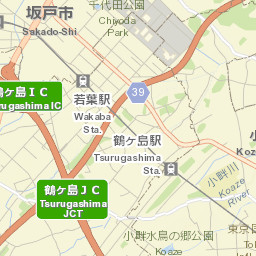 Tsurugashima-shi Street Map