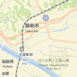 Itako Street Map