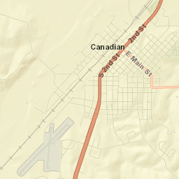 Canadian Street Map