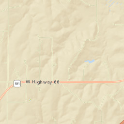 Creek County Street Map