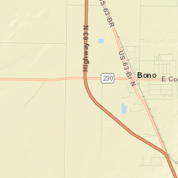 Bono Street Map
