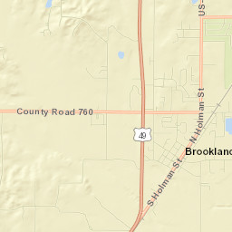 Brookland Street Map