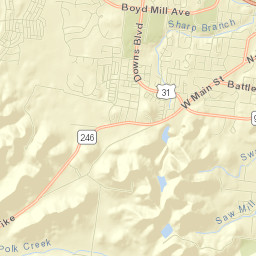 Williamson County Street Map