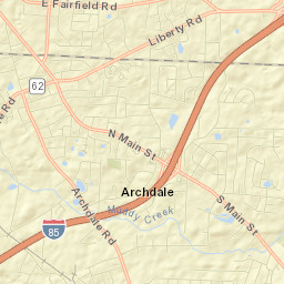 Archdale Street Map