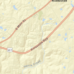 Rolesville Street Map
