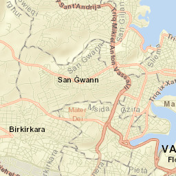 Ta’ Xbiex Street Map