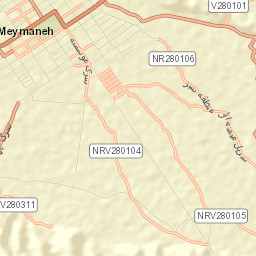 Maymana Street Map