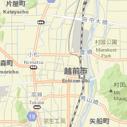 Echizen-shi Street Map