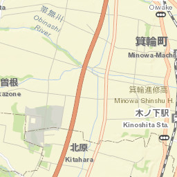 Minowa Street Map
